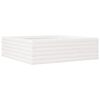 vidaXL Plantenbak 80x80x23 cm massief grenenhout wit