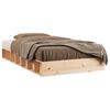 vidaXL Bedframe massief hout 90x200 cm