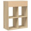 vidaXL Boekenkast 66x31x80 cm bewerkt hout sonoma eikenkleurig