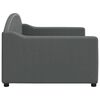 vidaXL Slaapbank 90x200 cm stof donkergrijs