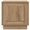 vidaXL Nachtkastje Artisan Eiken 44 x 34,5 x 45 cm Bewerkt hout