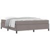 vidaXL Boxspringbed Taupe 180 x 200 cm Stof