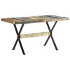 vidaXL Eettafel 140x70x76 cm massief gerecycled hout