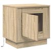 vidaXL Nachtkastje Sonoma Eiken 44 x 34,5 x 45 cm Bewerkt hout