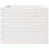vidaXL Plantenbak 60x60x49,5 cm massief grenenhout wit
