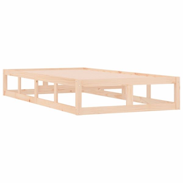 vidaXL Bedframe massief hout 90x200 cm