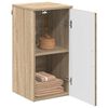 vidaXL Badkamer Kast Wandgemonteerd Sonoma Eiken 30 x 31,5 x 61 cm