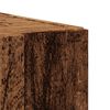 vidaXL Schoenenkast 80x35,5x180 cm bewerkt hout oud houtkleurig