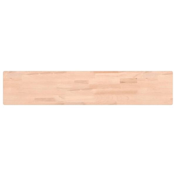 vidaXL Wandschap 100x20x4 cm massief beukenhout