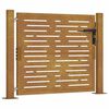 vidaXL Poort vierkant 100x75 cm cortenstaal