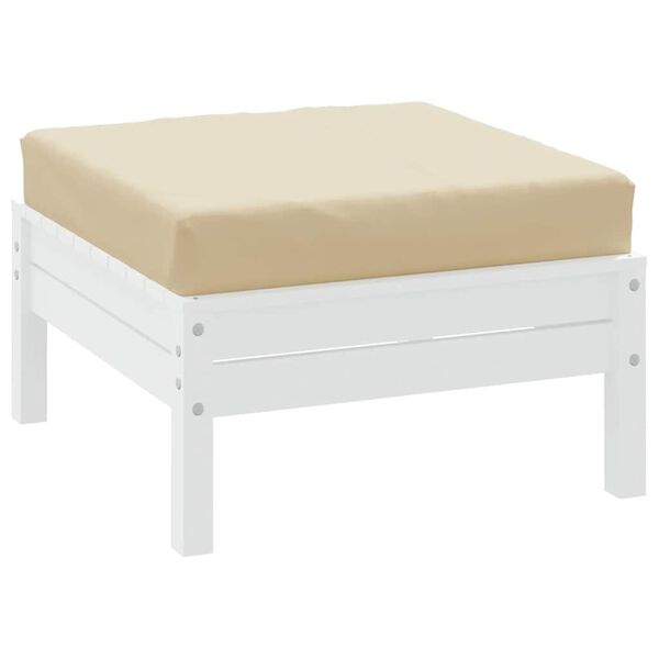 vidaXL Palletkussen 60x60x8 cm oxford stof beige