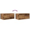 vidaXL TV-meubel 60x31x25,5 cm bewerkt hout oud houtkleurig