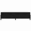 vidaXL Bedframe met matras Zwart 140 x 200 cm Stof