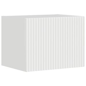 vidaXL TV Wandkast Glanzend Wit 39 x 31 x 29,5 cm Bewerkt hout