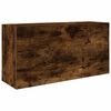 vidaXL Badkamerwandkast 80x25x40 cm bewerkt hout gerookt eikenkleurig