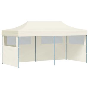 vidaXL Partytent 291 x 580 x 315 cm Cr&egrave;mekleurig Oxford Stof