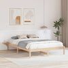 vidaXL Bedframe Naturel 140 x 200 cm Massief grenenhout