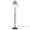 vidaXL Vloerlamp 25 W E27 30x30x100-150 cm verweerd blauw