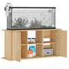 vidaXL Aquariumstandaard Sonoma Eiken 121x41x58 cm Bewerkt Hout