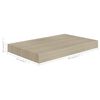 vidaXL Wandschappen zwevend 2 st 40x23x3,8 cm MDF eikenkleurig