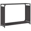 vidaXL Brandhoutrek 90x28x65 cm koudgewalst staal zwart