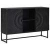 vidaXL Dressoir Zwart 105 x 30 x 68 cm