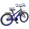 vidaXL Kinderfiets 20 Inch voor 6-11 jaar oud Blauw Zwart