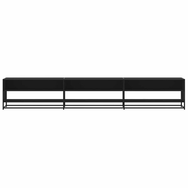 vidaXL Tv-meubel 270x40x46 cm bewerkt hout zwart