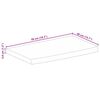 vidaXL Tafelblad met natuurlijke rand 50x40x3,8 cm massief mangohout