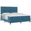 vidaXL Boxspringbed met hoofdeinde Donkerblauw 180 x 200 cm Fluweel