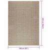 vidaXL Vloerkleed ZIZUR beige binnen en buiten 160x230 cm jute look