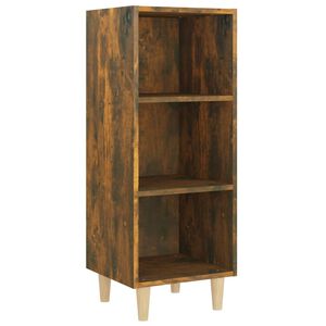 vidaXL Dressoir 34,5x32,5x90 cm bewerkt hout gerookt eikenkleurig