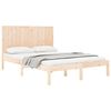 vidaXL Bedframe zonder matras massief grenenhout 135x190 cm