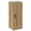 vidaXL Wandkast Artisan Eiken 34,5 x 34 x 90 cm Bewerkt hout