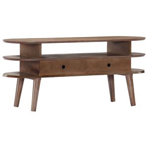 vidaXL Tv-meubel 110x35x50 cm massief acaciahout