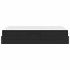vidaXL Opbergbed met matras met matras Zwart 120 x 200 cm Fluweel