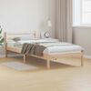 vidaXL Bedframe Bruin 208.6 x 157.6 x 69.4 cm Massief grenenhout