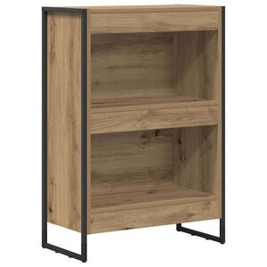 vidaXL Boekenkast 60 x 30 x 86,5 cm Bewerkt hout Ambachtelijk eiken