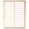 vidaXL Bedframe massief hout 150x200 cm