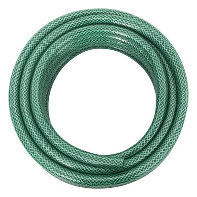 vidaXL Tuinslang met koppelingsset 0,6'' 10 m PVC groen