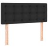 vidaXL Boxspring met matras en LED kunstleer zwart 120x190 cm
