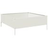 vidaXL Plantenbak verhoogd 100x100x25 cm staal wit