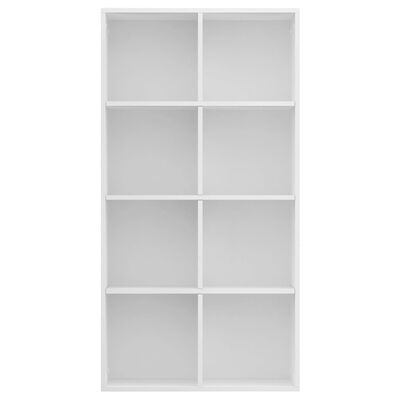 vidaXL Boekenkast/dressoir 66x30x130 cm bewerkt hout wit