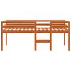 vidaXL Hoogslaper massief grenenhout wasbruin 75x190 cm