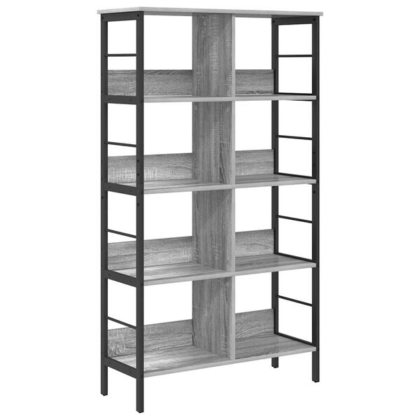 vidaXL Boekenkast Grijs Sonoma 82 x 32 x 144,5 cm Bewerkt hout