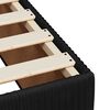 vidaXL Boxspring met matras fluweel zwart 200x200 cm