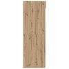 vidaXL Wasmachinekast Artisan Eiken 67,5 x 68 x 200 cm Bewerkt hout