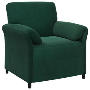 vidaXL 1-Zits Bank Donkergroen 88 x 83 x 95 cm Fluweel