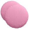 vidaXL Zitkussens 2 pcs Roze Ø50 x 19 cm Stof
