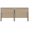 vidaXL Boxspring stof donkergrijs 200x200 cm